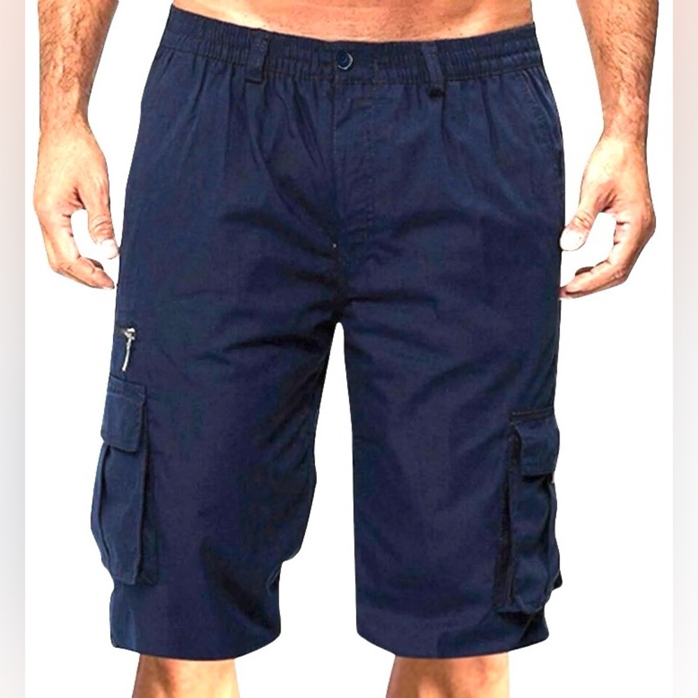Navy Blue Cargo Shorts | M | Brand New | Never Worn No Flaws